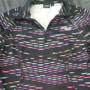 Size large fila sport active one quarter zip